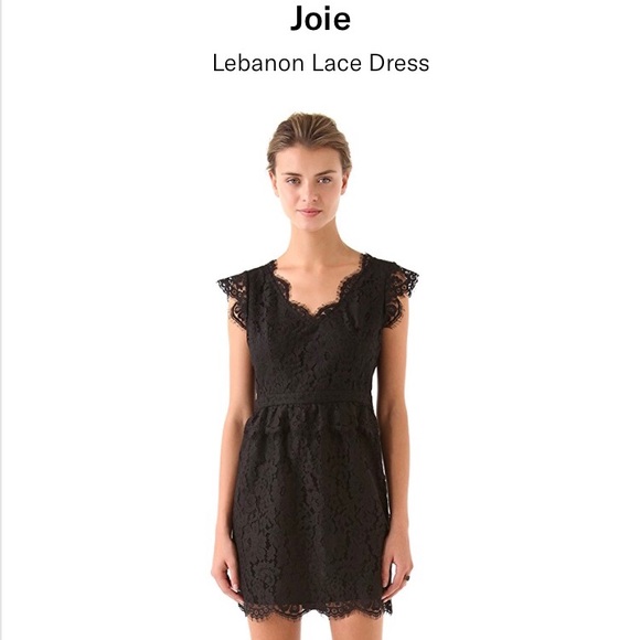 Joie Dresses & Skirts - Joie Lebanon Lace Black Dress